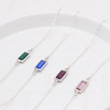 Load image into Gallery viewer, Sterling Silver Gemstone Bracelet