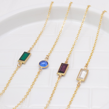 Load image into Gallery viewer, 14k Gold Fill Gemstone Bracelet